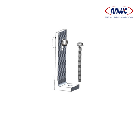 FIJACIÓN PARA RIEL CUBIERTA METÁLICA